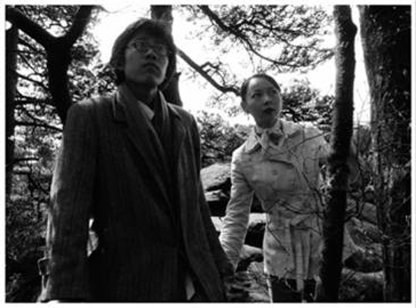 Yang Fudong
<br><em>Seven Intellectuals in Bamboo Forest, Chapter 1</em>, 2003, Video still
<br>Ethan Cohen Fine Art
<br>ACAW 2006