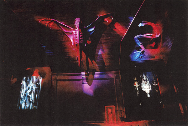H.R. Giger
<br>Installation of artwork
<br>VIP room at Limelight, 1999-2002