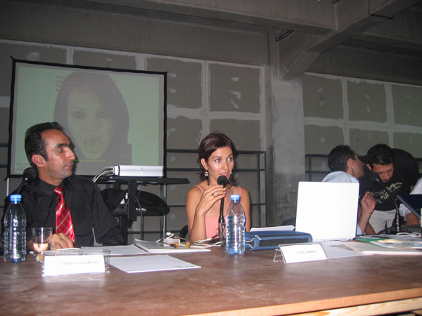 Tawfiq Rahmani & Leeza Ahmady
<br>Art in Afghanistan Panel Discussion
<br>Istanbul Biennial, 2005